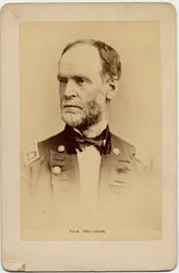 William Tecumseh Sherman (1820-91), generaal van het Unieleger, opperbevelhebber van het Amerikaanse leger
